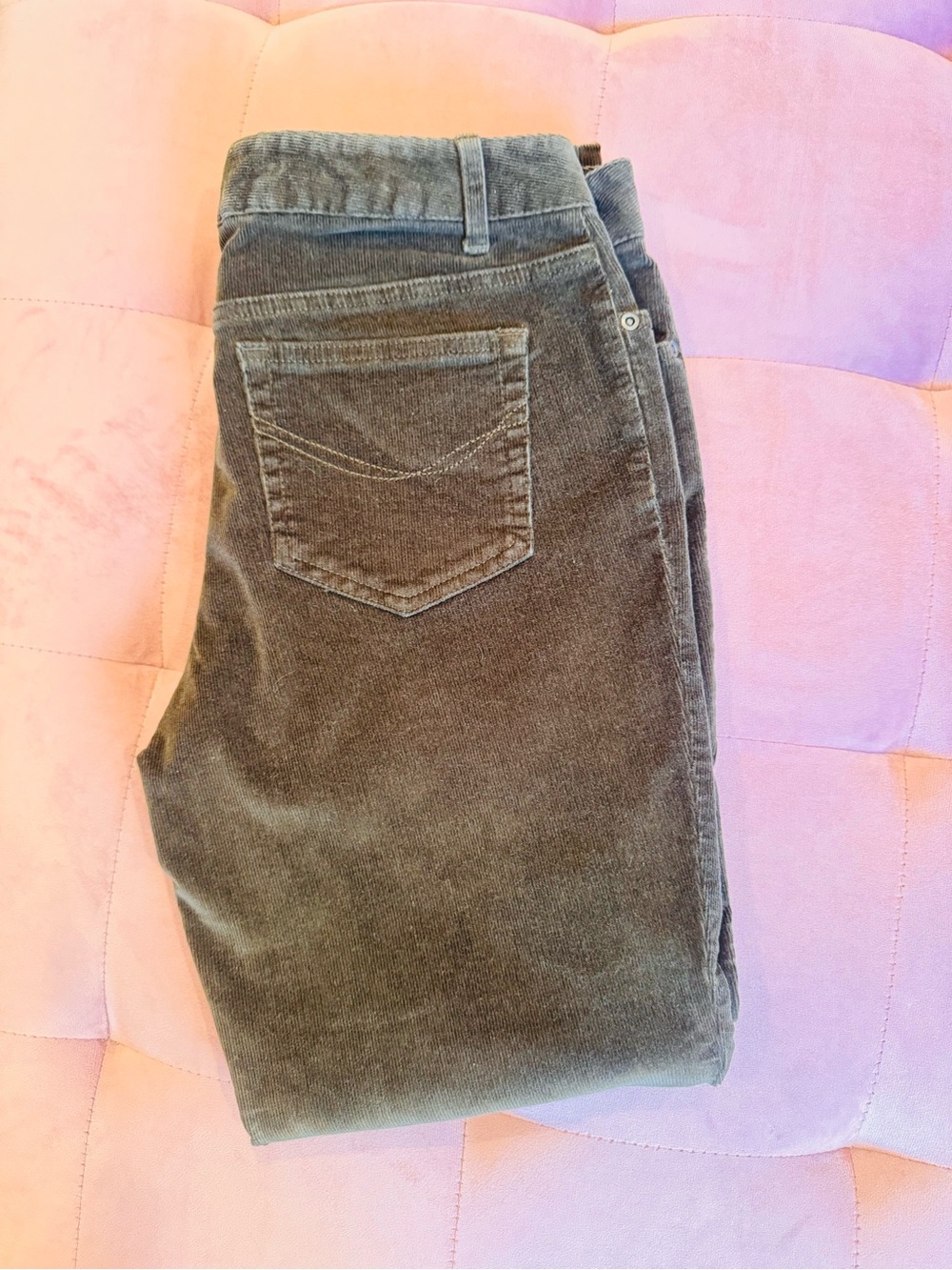 J. Jill Olive Brown Corduroy Pants